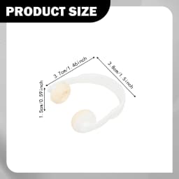 BJD Doll Mini Headphones Lightweight Headset Decoration for 1:6 Scale Dollhouses Accessory DIY Photo Props Birthday Gift