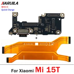 New For Xiaomi Mi 10T 11T 12T 13T 14T 15T Pro USB Charger Dock Connector Charging Board Port Main Board Mainboard Flex Cable