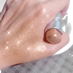 Glowy Highlighter Stick – Shimmer Finish Waterproof Long-Lasting Easy Blend Multi-Look Face & Eye Contour Skin-Friendly Unisex