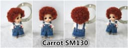 JD713 1/12 Tiny Short Curly Doll Wigs For Size 3-4 Inch 9-10cm Wholesale Afro Tight Lati White BJD Synthetic Mohair Hair