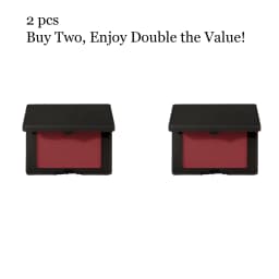 3.5G Dark Red Matte Blush Easy to Blend Non‑Smudge Sweatproof Creates Atmospheric Makeup Effect Versatile Cosmetic Blush Powder for Daily Makeup