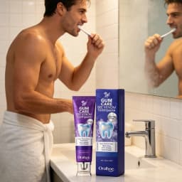 Oralhoe Whitening Toothpaste Clean Tooth Gaps Reduce Stain Restore Gum Health Long Lasting Fresh Breath Gum Care Toothpaste 100g