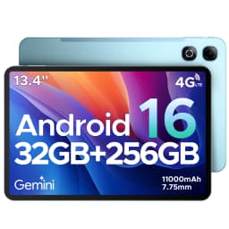 DOOGEE Tab G6 Max Tablet Android 16 32GB+256GB 13.4'' 90Hz Display 11000mAh Battery 7.7mm Ultra-thin UNISOC T7280 Widevine L1
