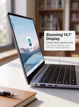 2026 LENO New Intel Core I7-8650U 14.1" Laptop 5000mAh Windows 11 Pro 3-Year Warranty Portable Laptop 1920*1080 HD Office Notebook