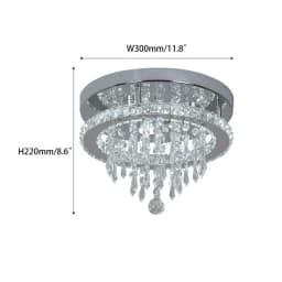 Modern Indoor K9 Crystal Led Chandelier Light Bedroom Corrido Ceiling Lamp Living Dining Room Hotel Decor Pendant Fixture Lumina