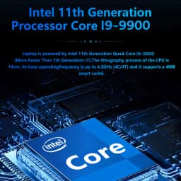 NAIWO 15.6' Intel Core I9 9900HK Laptop Computer Windows 11 Pro Notebook PC 32GB RAM 512GB 2TB SSD New Gaming Laptop Computer 1920*1080P