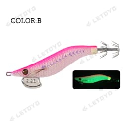LETOYO 2.5#-1.8# mini EGI luminous squid jig Artificial bait for Webfoot Octopus Cuttlefish sea fishing lures squid lure