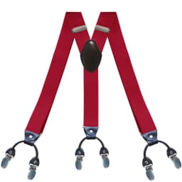 Suspenders for Men 3.5cm Wide Y Shaped 6 Metal Clips Adjustable Elastic Trouser Braces Strap Belts Wedding Party Formal Casual