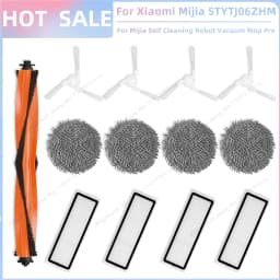 Fit For Xiaomi Mijia Mi Self-Cleaning Robot Vacuum Mop Pro STYTJ06ZHM Replacement Parts Main Side Brush Hepa Filter Mop Cloth
