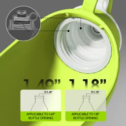 Superdesign Large Capacity Foldable Dog Water Bottle - Portable Design, Leak-Proof and Durable Material, Ergonomic Handle and Strap, 20 Ounces Suitable for Camping, Hiking, Outdoor Adventures, Pet Hydration Equipment, Stylish Pet Accessory