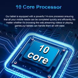 2026 New 10 Core Tablet Android 13 12000mAh Battery 16GB RAM 1TB ROM 16MP+32MP Camera Lightweight For Video Watching