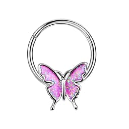 16G Stainless Steel Septum Ring Nose Hoop Ring Bee Bat Septum Piercing Cartilage Hoop Helix Tragus Daith Small Earrings