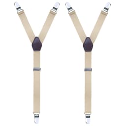 2Pcs/Set Men's Shirt Holders Stays Y-Shaped 3 Metal Clips Adjustable Elastic Leg Suspenders Straps Non-slip Sock Garter Clamps