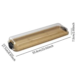 Multipurpose Portable Charcuterie Board with Lid Clear Lid Household Cheese Cutting Board for Snacks Charcuterie Picnic Bread