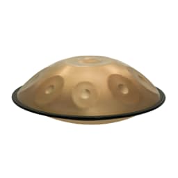 GLADFRESIT Handpan Drum 9 Notes, 18 Inches, In G Minor, Golden