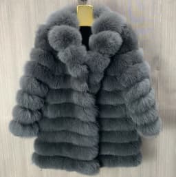 Women's Detachable Real Fox Fur Jacket Thick Warm Removable Vest Luxury Fashion Solid Color Transformable Coat
