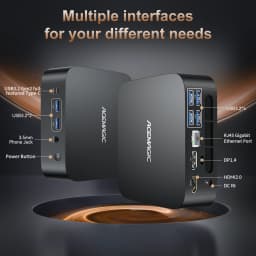 ACEMAGIC K1 Mini Pc AMD Ryzen 5 7430U 16GB LPDDR4X RAM 512GB SSD AMD Radeon™ Graphics Windows 11 Pro up to 4.3 GHz WiFi 6 HDMI 2.5G Gigabit Ethernet MINI Computer