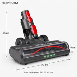 Blossom Vacuum Cleaner Head for Dyson V7 V8 V10 V11 V15 Floor Carpet Cleaning Accessories Handheld Vacuum Cleaner Roller Brush