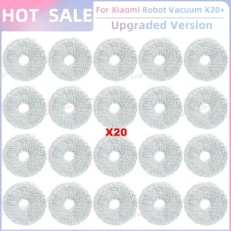 Fit For Xiaomi Robot Vacuum X20+, X10+ / X20 Plus, X10 Plus Parts Roller Side Brush Hepa Filter Mop Cloth Dust Bag Accessories