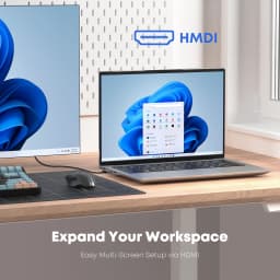 HYPERSTRIX Laptop Computer, 15.3" FHD IPS 100% SRGB, Intel Core I5 (Up to 3.6GHz), 24GB RAM 512GB SSD, Silver – Business & Student Notebook PC