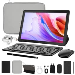 10.1 Inch Android 15 Tablet PC 24GB RAM 64GB ROM Octa Core Tablet with Widevine L1 WiFi Tablet for Students Back to School UK Stock