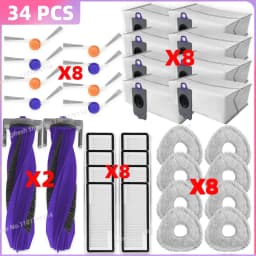 Fit For ( Narwal Freo Z10 Ultra / 나르왈 프레오 Z10 울트라 ) Vacuum Parts Main Roller Side Brush Cover Filter Mop Cloth Dust Bag