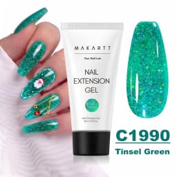 Makartt HEMA-Free Poly Nail Extension Gel 50ml, Hybrid Acrygel Builder Multi-Color, Long-Lasting French Manicure DIY Nail Art