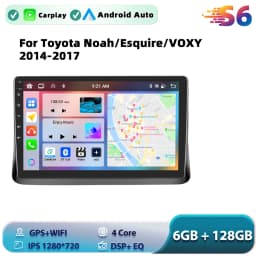 Podofo Android Car Radio For Toyota Noah/Esquire/VOXY 2014-2017 Carplay Android Auto Multimedia Player GPS RDS Head Unit