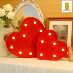 1pc LED Letter Love Heart Lights, Proposal Marriage Romantic Confession Scene Atmosphere Decoration Shaped Lights
