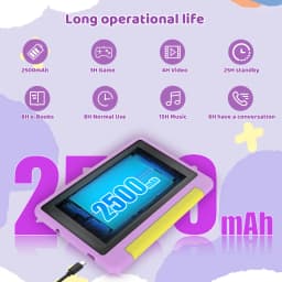KT1018 7 Inch Android 13 Tablet PC Quad‑Core CPU 8GB(2GB+6GB Expand RAM) 64GB EMMC Storage US Local Warehouse In Stock