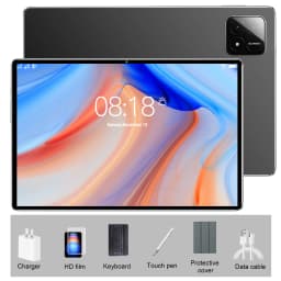 20000mAh Large Battery 10.36 Inch 5G Tablet 2025 New Android13.0 10 Core 16GB 1TB Dual SIM WiFi Bluetooth GPS WPS With Keyboard