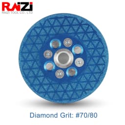 Raizi 100/115/125mm Diamond Cutting Disc for Marble Concrete Ceramic Tile Cut Blade Angle Grinder Circular Saw Blade With Flange
