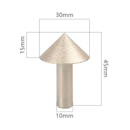 Versery 20-60mm 90 Degree Vacuum Brazed Diamond Countersink Chamfering Tool Drill Bit for Tile Marble Granite Quartz Stone