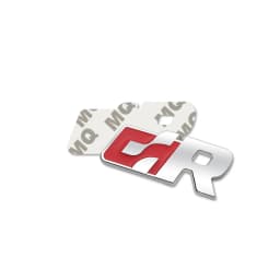 Car-Styling Metal Stickers SR Grille Emblem Badge For Jetta Golf 3 4 5 6 7 Beetle Passat Santana MK2 MK3 MK4 MK5 MK6 MK7 R32