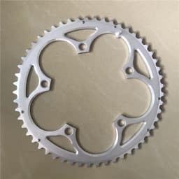 Road Bike Sprockets 130 BCD 53T 39T Double Disc Crown Chainwheel Folding Bicycle Chainring Alloy MTB Parts 7/8/9/10 Speed 3/32"