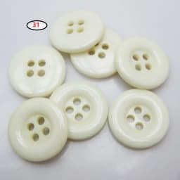 NBNNEG 30Pcs Multicolors 18MM Round Buttons Resin Decorative Scrapbooking Botoes Tailor Garment Sewing Accessory