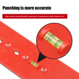 Hinge Hole Drilling Guide Locator Hole Opener template Bubble Level Ruler Door Cabinets Woodworking Guide Punch Locator DIY tool