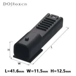 1 Set 2 Pin Sumitomo Auto Fuel Injector Electronic Waterproof Black Connector Plug For CB400 Accord 6189-6904