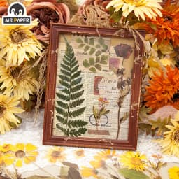 6Pcs Weekend Flowers Deco Stickers Set DIY Stationery Scrapbooking Album Styling Toy Decoration 8 Unique Design Options