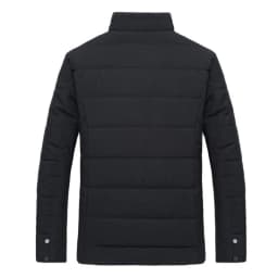 Men's Warm Jacket Winter Coats Fur Collar Windbreaker Cotton Padded Anorak Thick Black Coat Male Casual Fleece Jacket Men