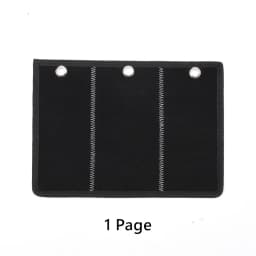 Embroidery Patch Collection Display Book with Detachable Metal Buckle PVC Armband Finishing Storage Hanging Bag for Posters