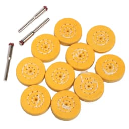 Cotton Cloth Grinding sanding Head Abrasive Buffing Wheel 3mm shank Cotton Thread Polishing mini Brush for Dremel Drill