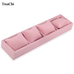 4/8/12 Grids Watch Display Stand Bracelet Holder Organizer Watches Storage Jewelry Pillow Holder Jewelry Display Tray