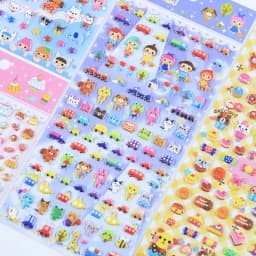 4 pcs/lot New Arrival Cute Mini Animals Puffy 3D Stickers DIY Scrapbooking Sticker Diary Stationery Decorative School Supply
