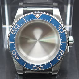 40mm Cases Men's Watch Ceramic Bezel Sapphire Glass Fit NH35 NH36 ETA 2824 Miyota 8215 Movement 28.5mm Dial Submariner Parts