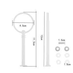 One/Two-Layers Fruit Dish Silicone Mold with Cake Holder for DIY Crystal Epoxy Molds Resin Tray Coaster Mould Table Decoration