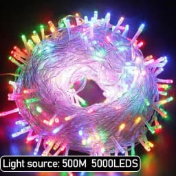 Christmas String Fairy Light 8 Mode LED String Lights Outdoor Waterproof Wedding Holiday Party Patio Lamp