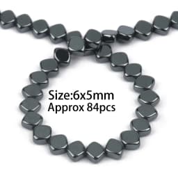 Natural Black Hematite Round Beads Star Heart Column Irregular Shape For Jewelry Making DIY Charms Bracelets Accessories 15''