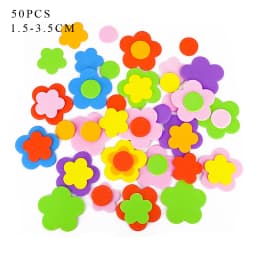 Geometric Figure Foam Sticker Star Heart Animals Foam Stickers Kid Toy Early Educational learning kindergarten Craft Diy Toy GYH