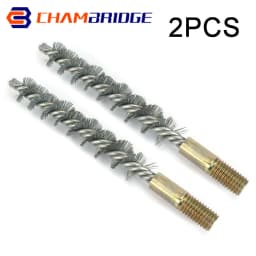 M12 Thread Wire Brush Metal Handle 18/22/25/32/40/50/65/75mm Brush Working Stainless Steel Wire Pipe Tube Cleaning Chimney Brush